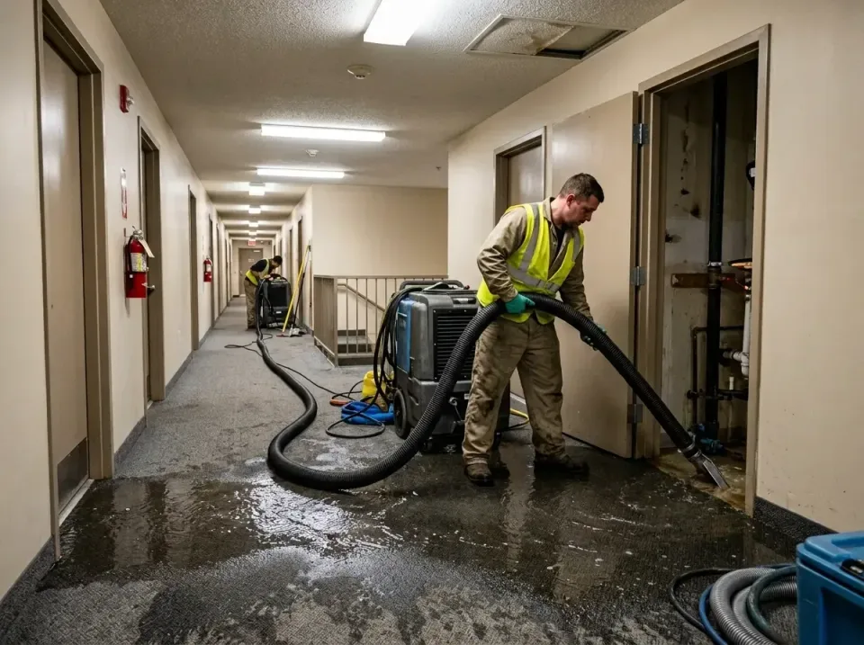 multi-unit-apartment-hallway-f-005 — frequently asked questions, Emergency Burst Pipe Water Extraction & Removal in Euharlee…